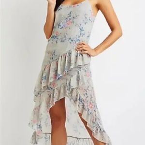 NWT Charlotte Russe floral dress high low. Summer. Spaghetti straps adjustable.